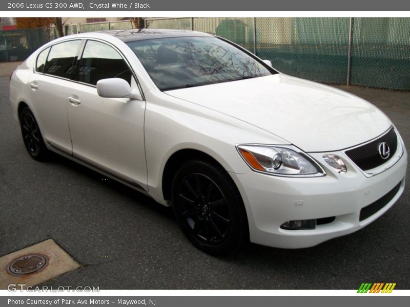 Crystal White / Black 2006 Lexus GS 300 AWD