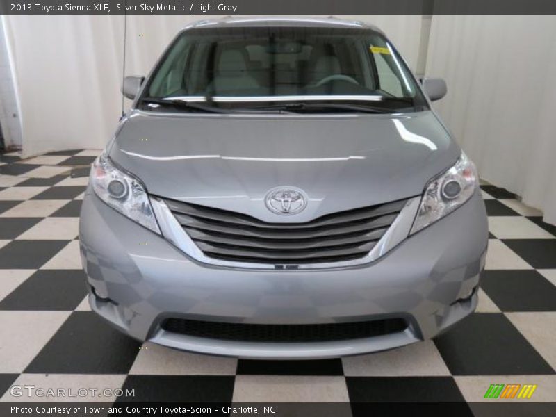 Silver Sky Metallic / Light Gray 2013 Toyota Sienna XLE