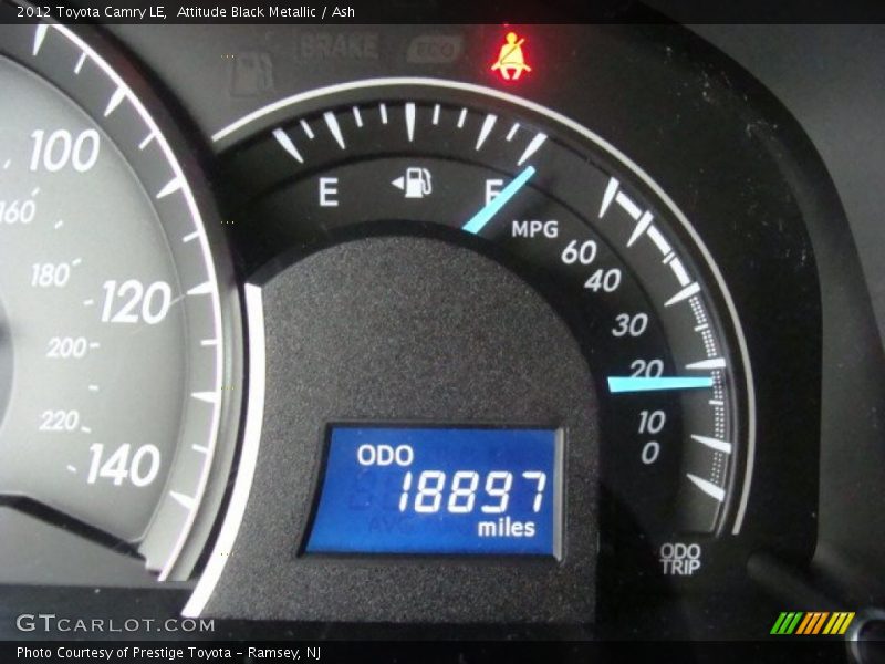 Attitude Black Metallic / Ash 2012 Toyota Camry LE