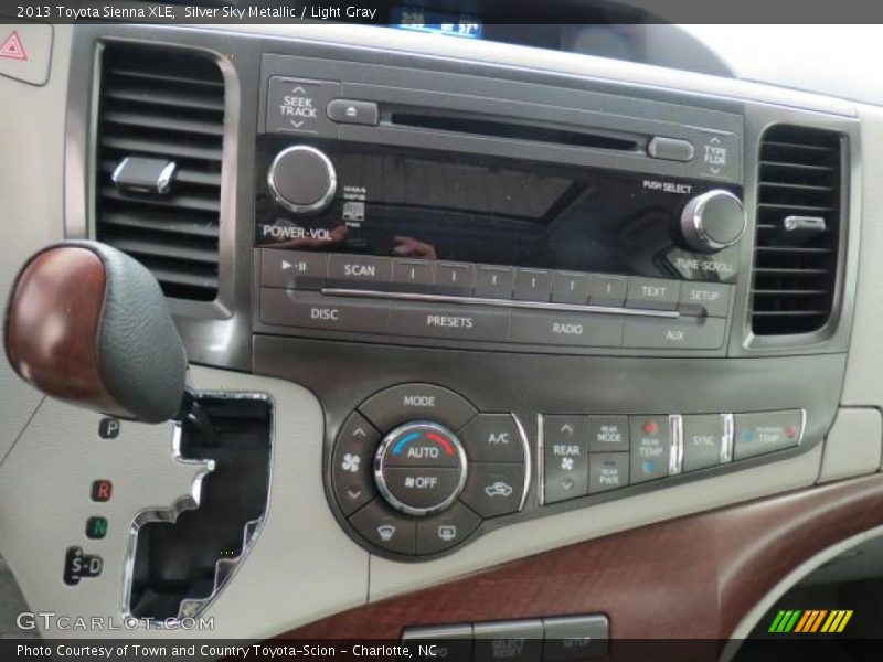 Silver Sky Metallic / Light Gray 2013 Toyota Sienna XLE