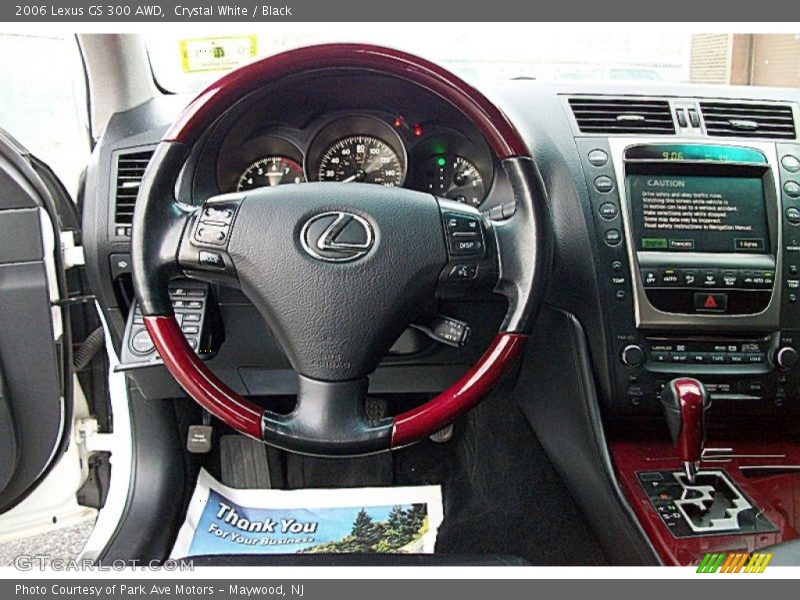 Crystal White / Black 2006 Lexus GS 300 AWD