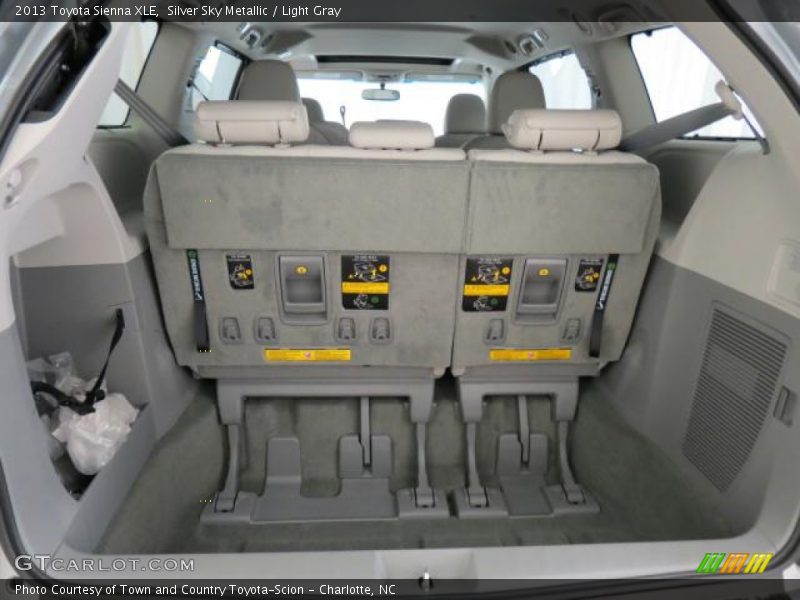 Silver Sky Metallic / Light Gray 2013 Toyota Sienna XLE