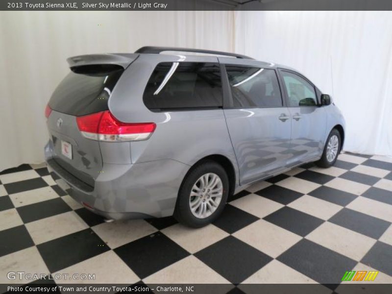 Silver Sky Metallic / Light Gray 2013 Toyota Sienna XLE