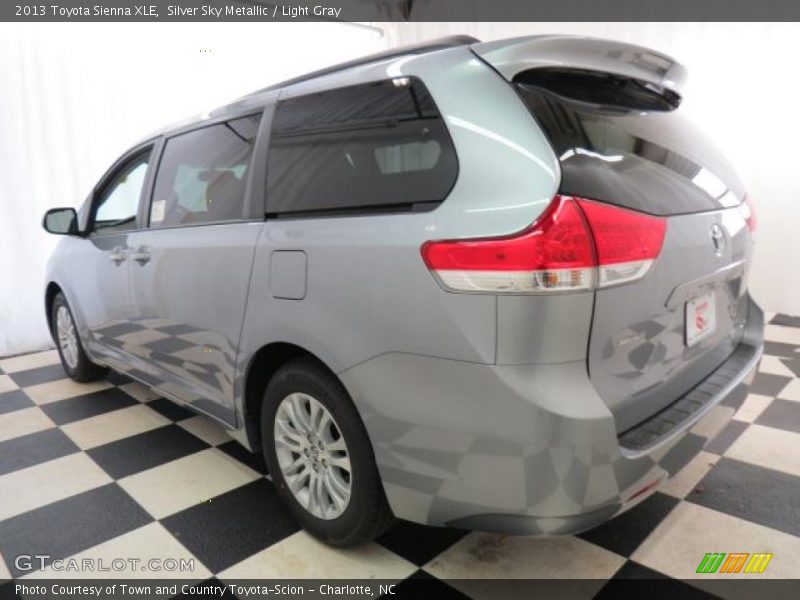 Silver Sky Metallic / Light Gray 2013 Toyota Sienna XLE