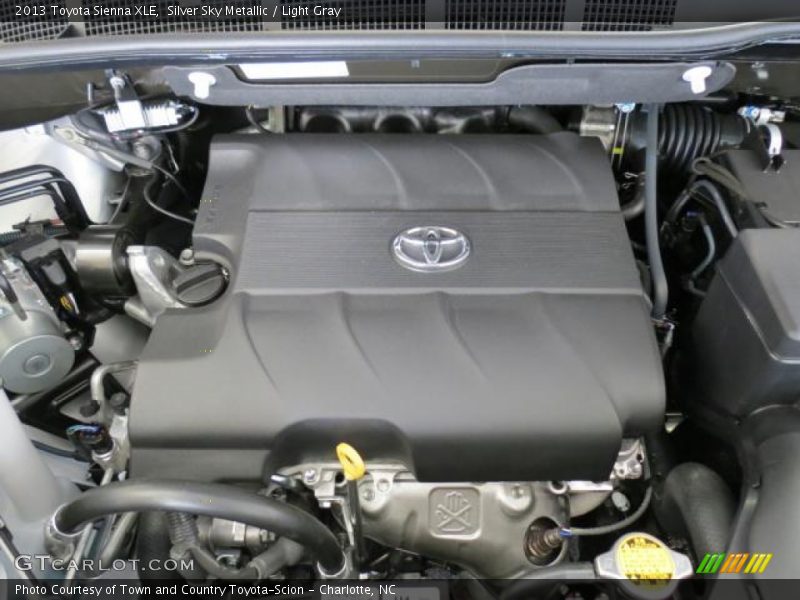 Silver Sky Metallic / Light Gray 2013 Toyota Sienna XLE