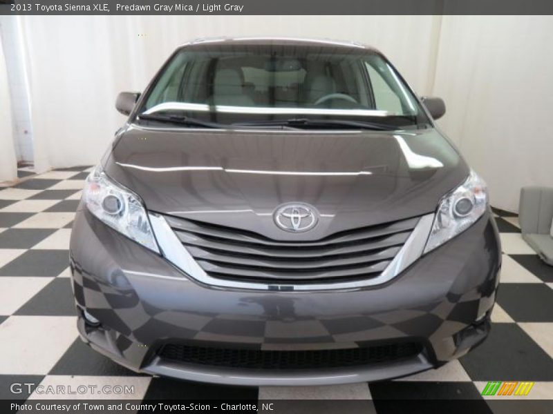 Predawn Gray Mica / Light Gray 2013 Toyota Sienna XLE
