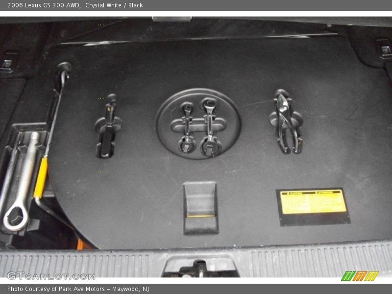 Crystal White / Black 2006 Lexus GS 300 AWD