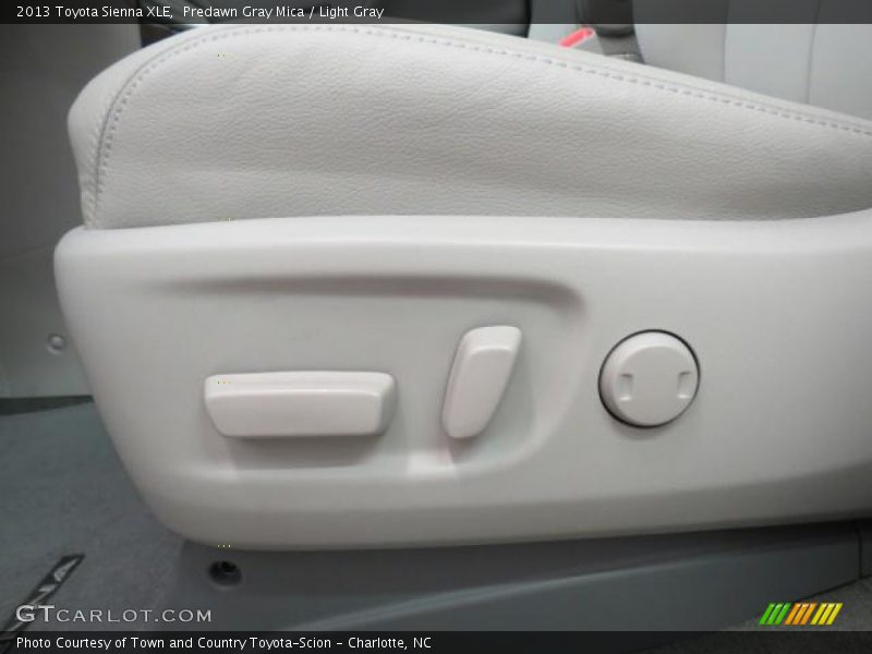 Predawn Gray Mica / Light Gray 2013 Toyota Sienna XLE