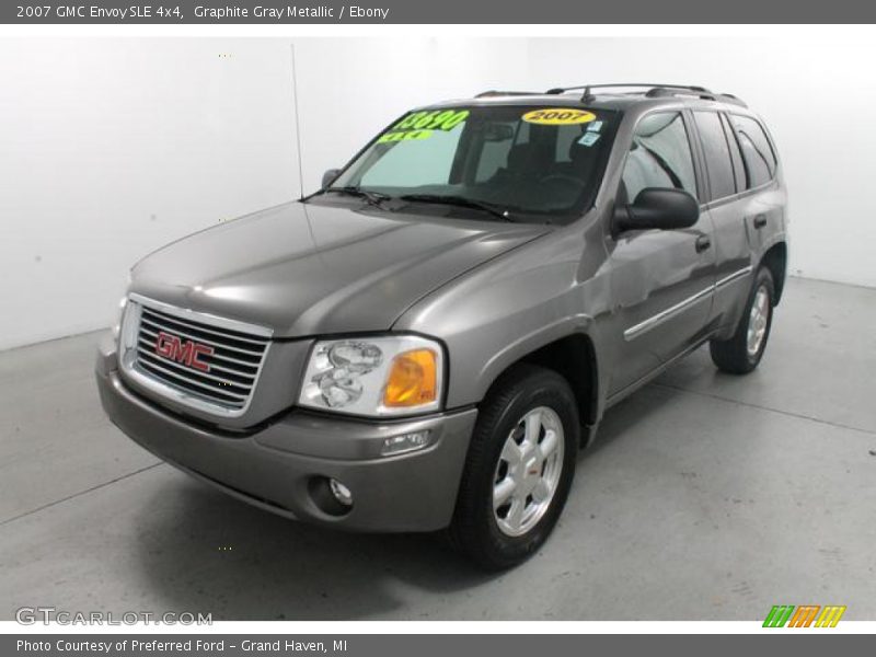 Graphite Gray Metallic / Ebony 2007 GMC Envoy SLE 4x4