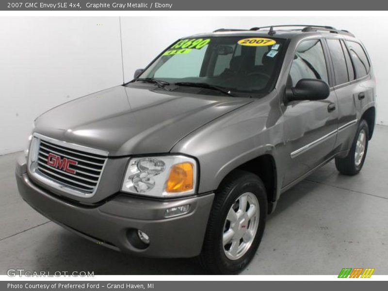 Graphite Gray Metallic / Ebony 2007 GMC Envoy SLE 4x4
