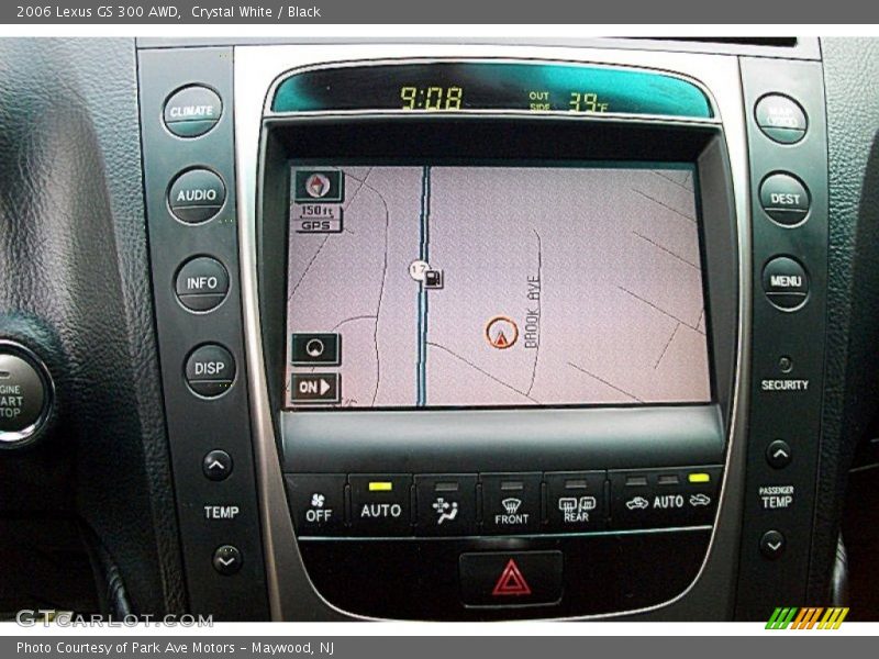 Crystal White / Black 2006 Lexus GS 300 AWD