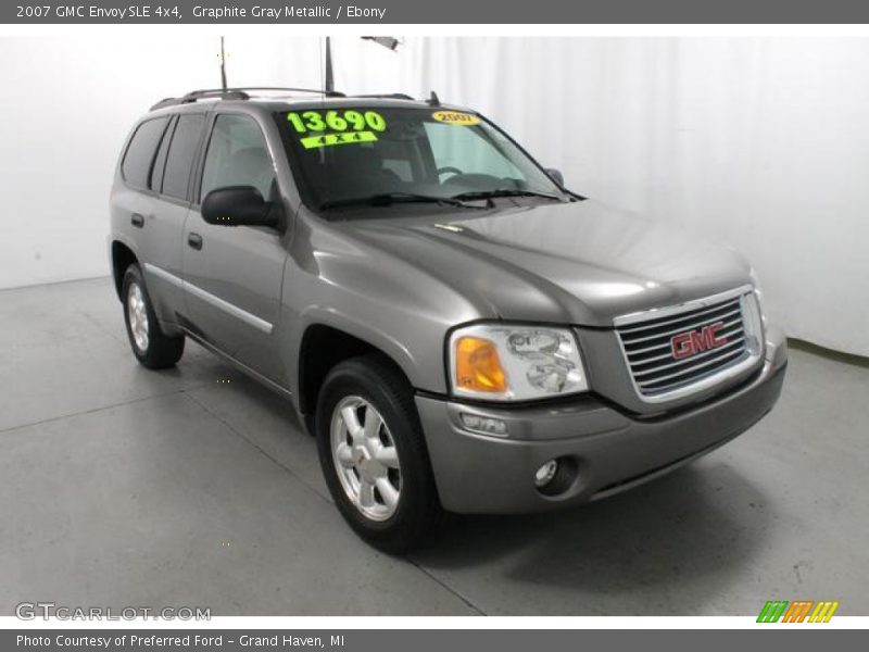 Graphite Gray Metallic / Ebony 2007 GMC Envoy SLE 4x4