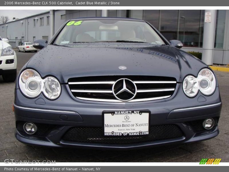 Cadet Blue Metallic / Stone 2006 Mercedes-Benz CLK 500 Cabriolet