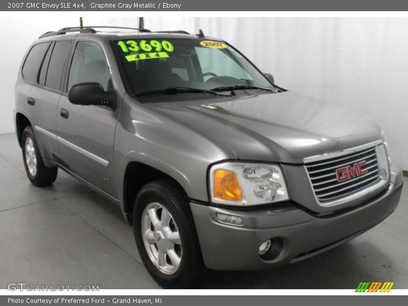 Graphite Gray Metallic / Ebony 2007 GMC Envoy SLE 4x4