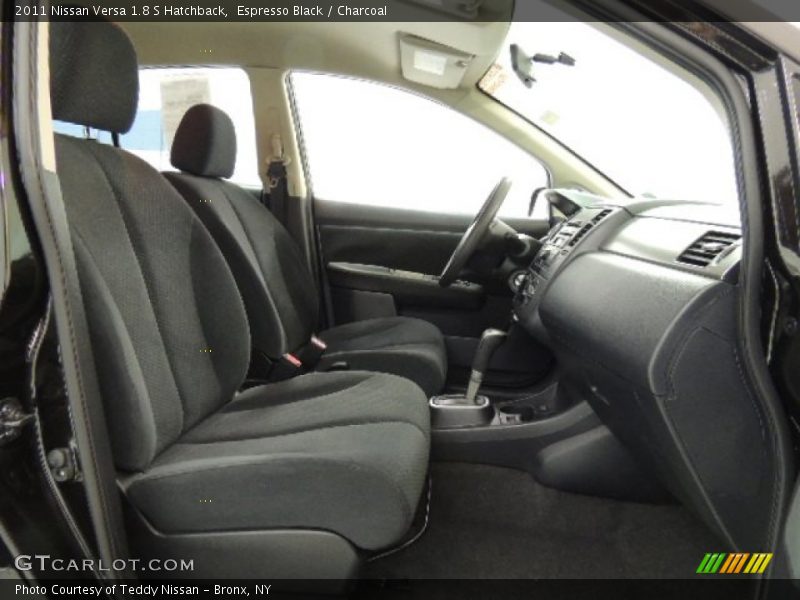 Espresso Black / Charcoal 2011 Nissan Versa 1.8 S Hatchback