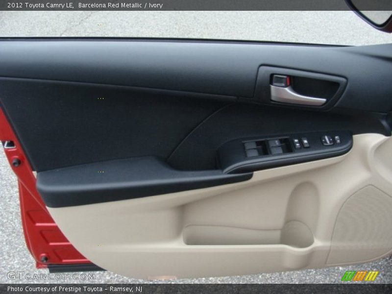 Barcelona Red Metallic / Ivory 2012 Toyota Camry LE