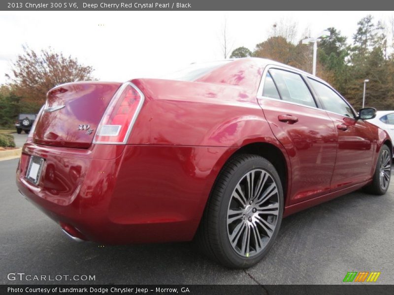 Deep Cherry Red Crystal Pearl / Black 2013 Chrysler 300 S V6