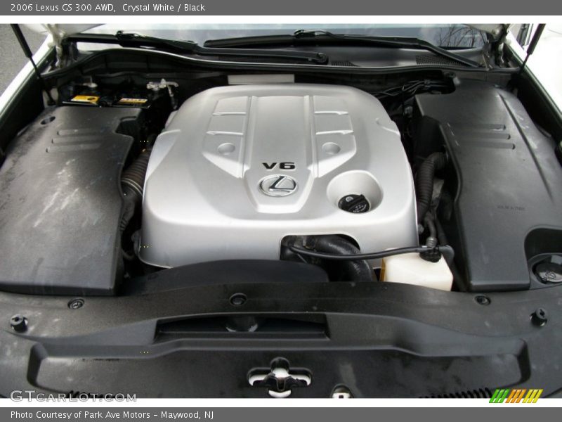 Crystal White / Black 2006 Lexus GS 300 AWD