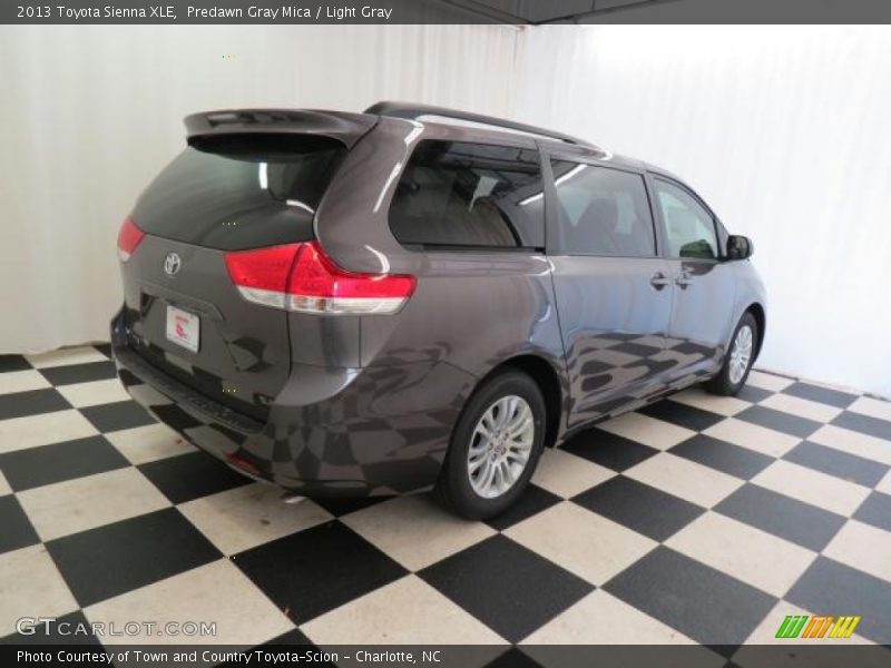 Predawn Gray Mica / Light Gray 2013 Toyota Sienna XLE