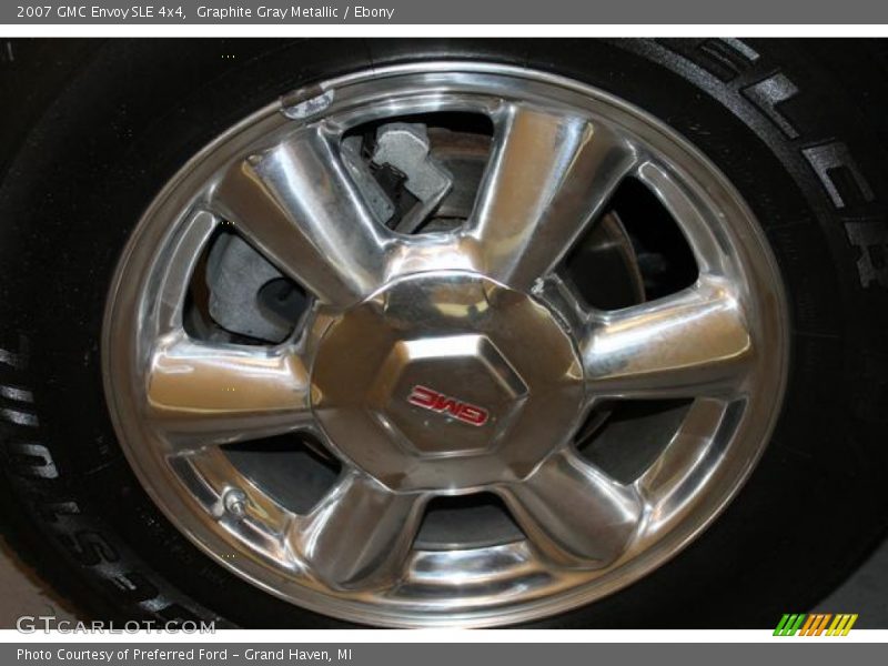 Graphite Gray Metallic / Ebony 2007 GMC Envoy SLE 4x4