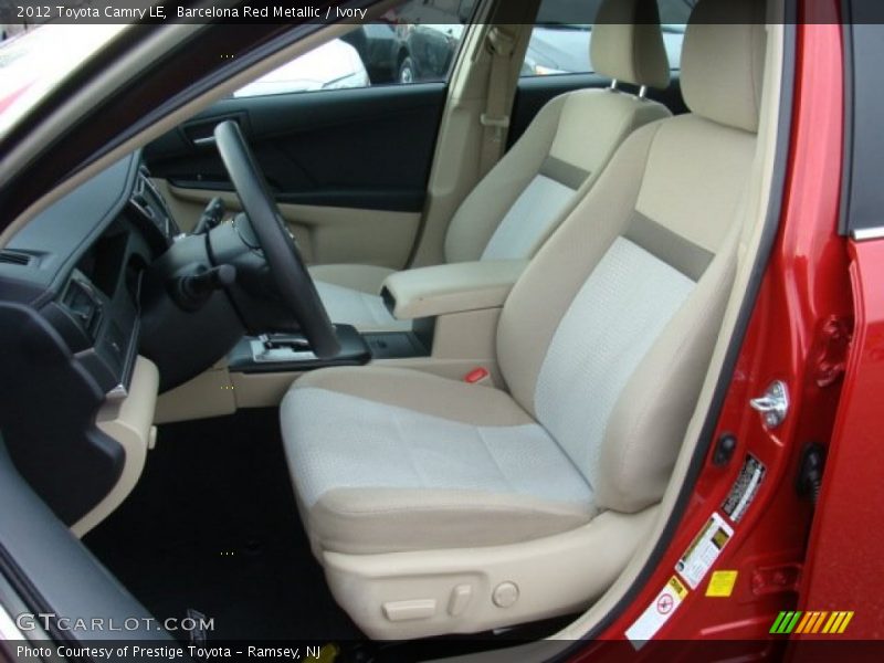 Barcelona Red Metallic / Ivory 2012 Toyota Camry LE
