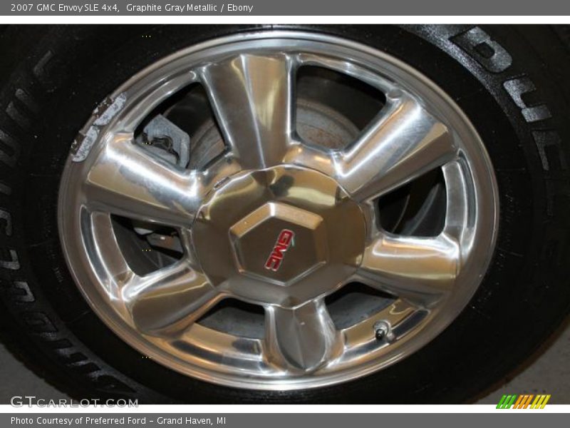 Graphite Gray Metallic / Ebony 2007 GMC Envoy SLE 4x4