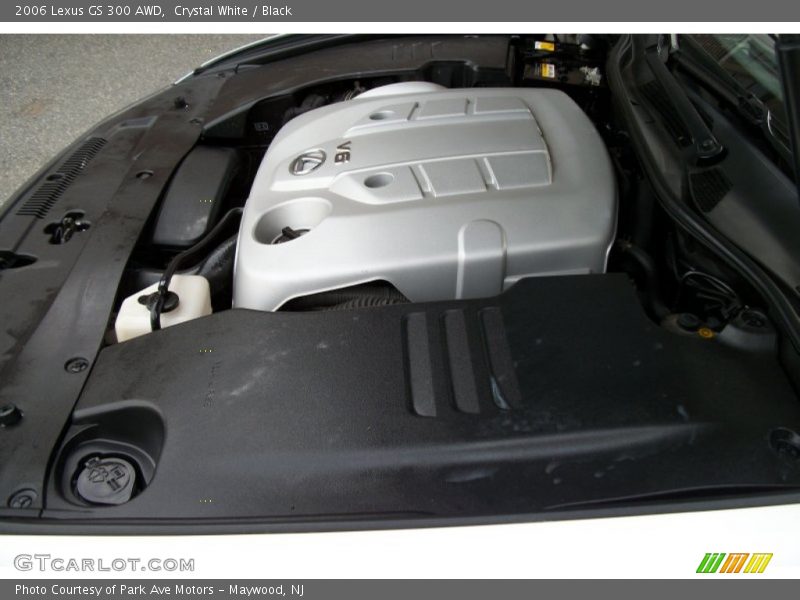 Crystal White / Black 2006 Lexus GS 300 AWD