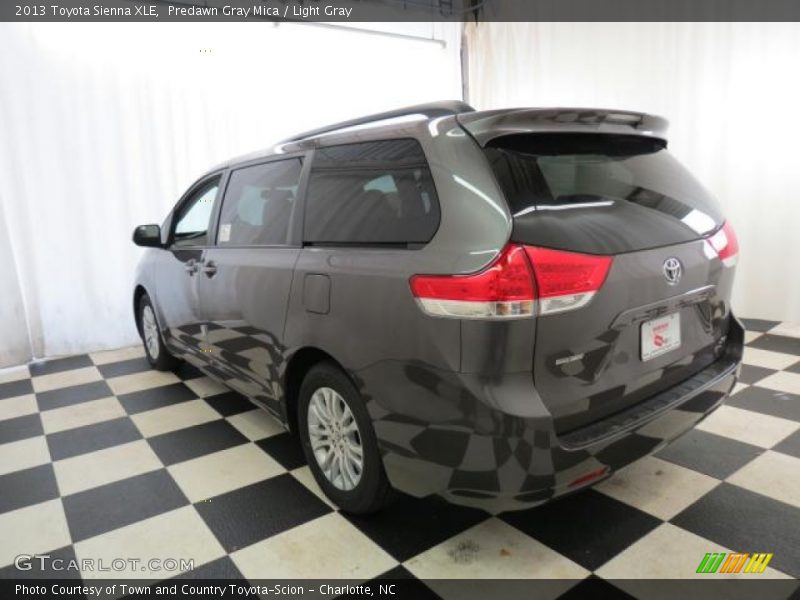 Predawn Gray Mica / Light Gray 2013 Toyota Sienna XLE