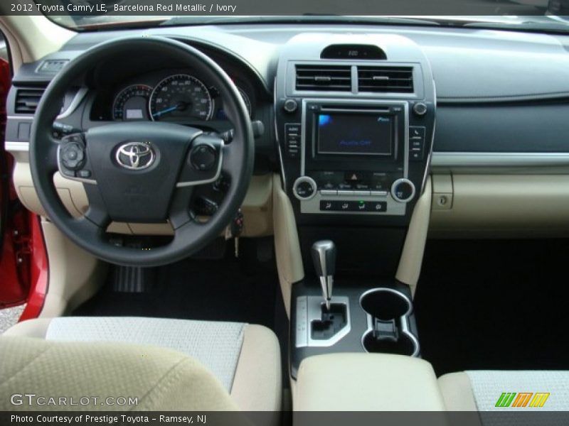 Barcelona Red Metallic / Ivory 2012 Toyota Camry LE