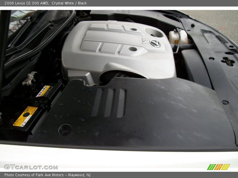 Crystal White / Black 2006 Lexus GS 300 AWD