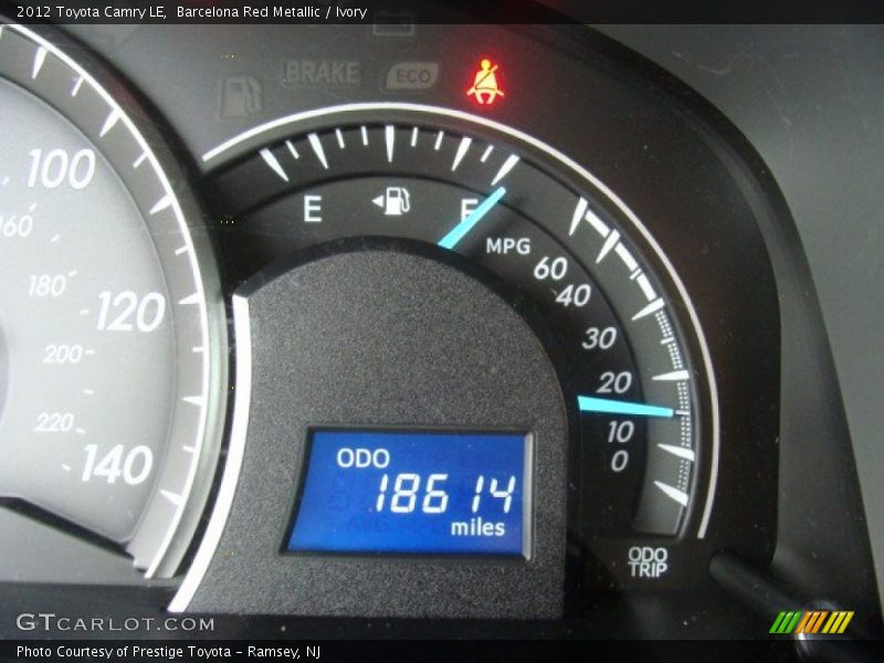 Barcelona Red Metallic / Ivory 2012 Toyota Camry LE
