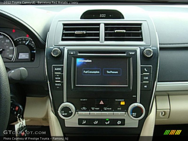 Barcelona Red Metallic / Ivory 2012 Toyota Camry LE