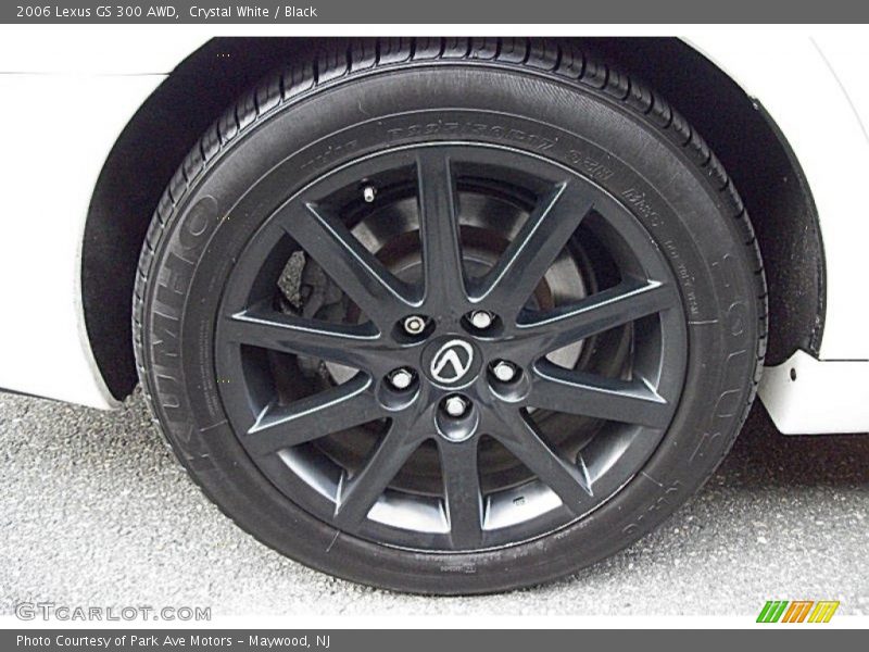 Crystal White / Black 2006 Lexus GS 300 AWD