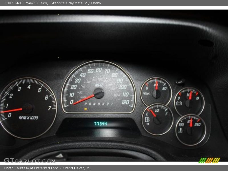 Graphite Gray Metallic / Ebony 2007 GMC Envoy SLE 4x4