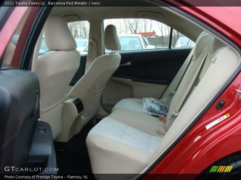 Barcelona Red Metallic / Ivory 2012 Toyota Camry LE