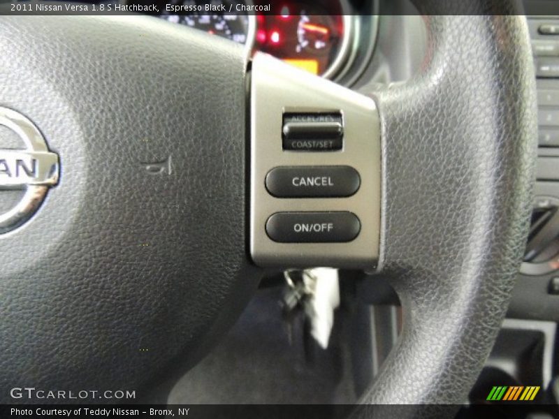 Espresso Black / Charcoal 2011 Nissan Versa 1.8 S Hatchback