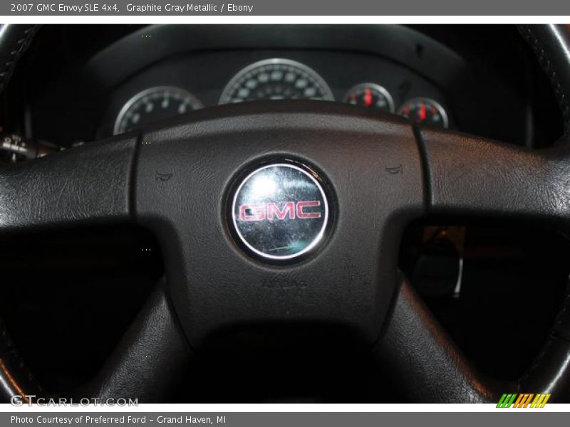 Graphite Gray Metallic / Ebony 2007 GMC Envoy SLE 4x4