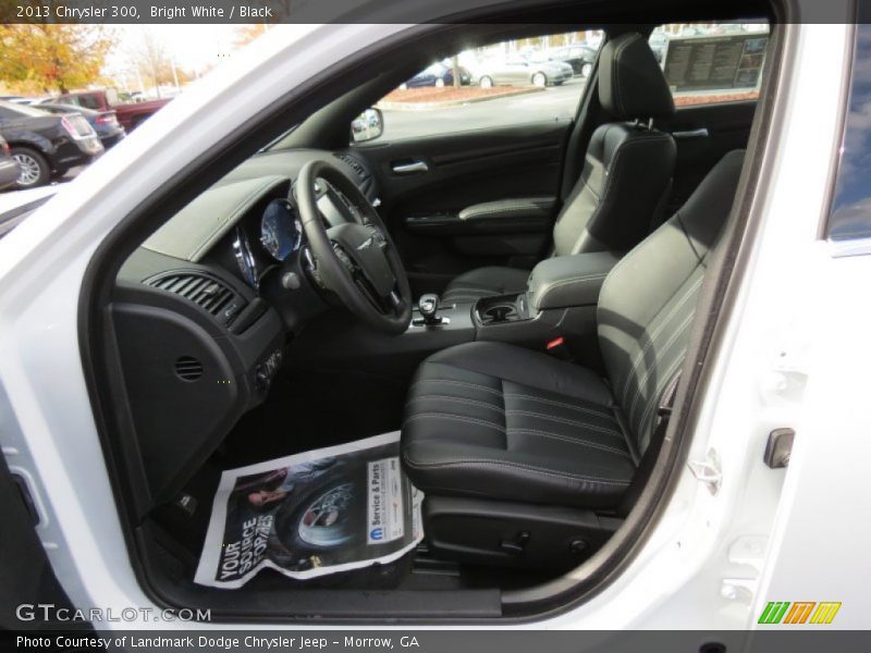 Bright White / Black 2013 Chrysler 300