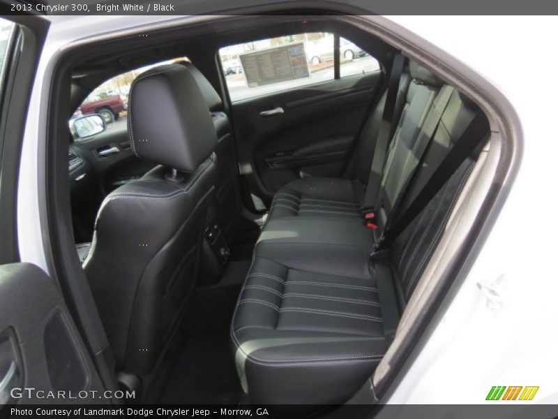 Bright White / Black 2013 Chrysler 300