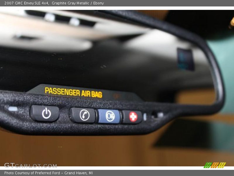 Graphite Gray Metallic / Ebony 2007 GMC Envoy SLE 4x4