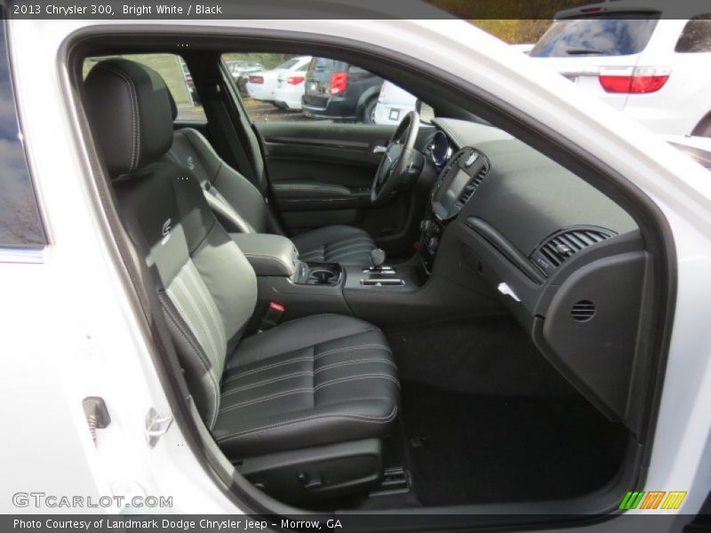 Bright White / Black 2013 Chrysler 300