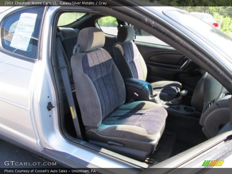 Galaxy Silver Metallic / Gray 2003 Chevrolet Monte Carlo LS