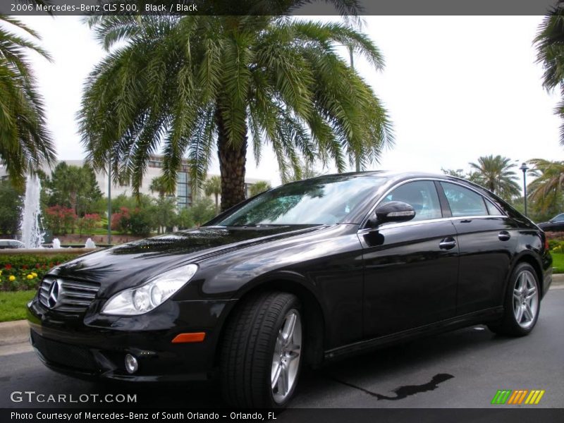 Black / Black 2006 Mercedes-Benz CLS 500