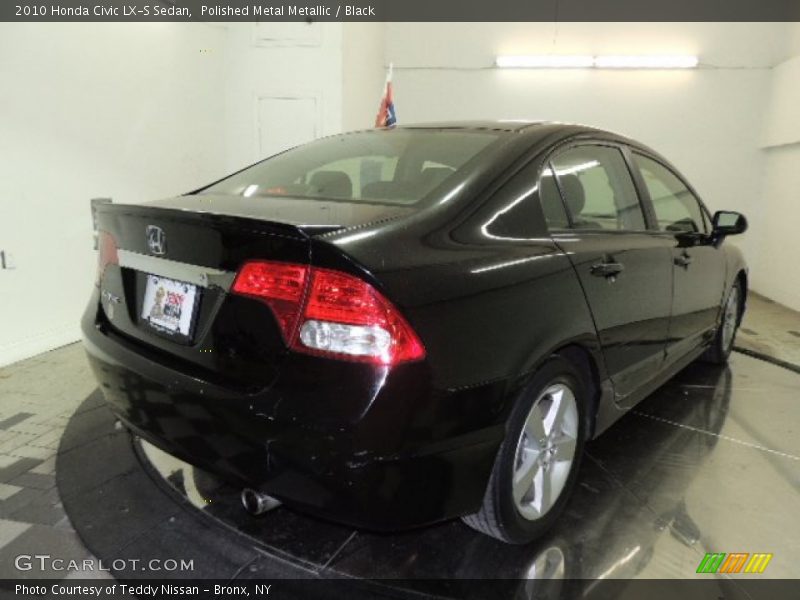 Polished Metal Metallic / Black 2010 Honda Civic LX-S Sedan