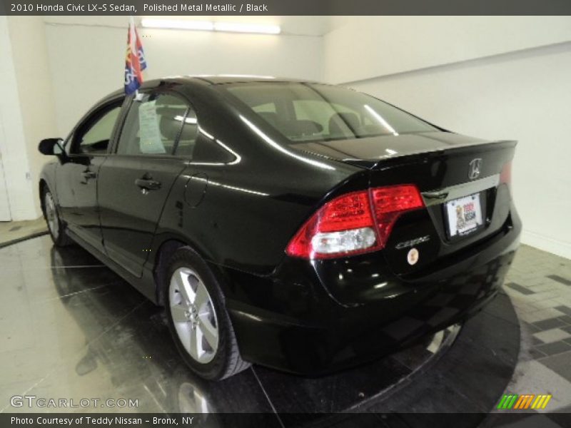 Polished Metal Metallic / Black 2010 Honda Civic LX-S Sedan