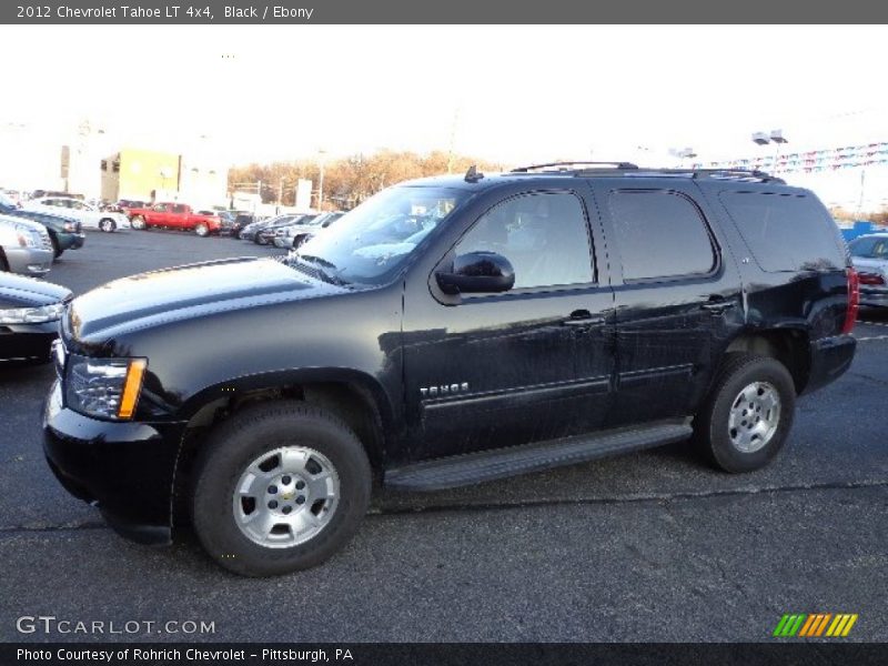Black / Ebony 2012 Chevrolet Tahoe LT 4x4