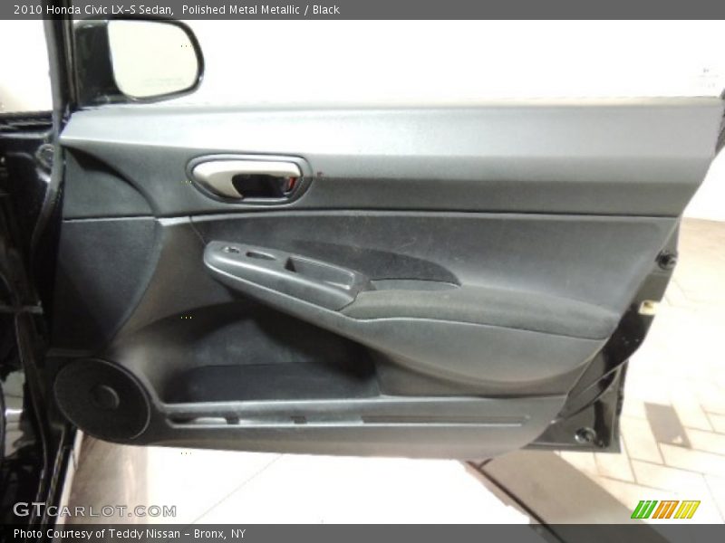 Polished Metal Metallic / Black 2010 Honda Civic LX-S Sedan
