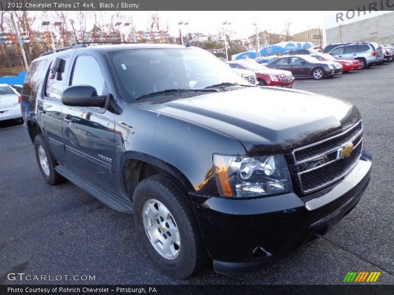 Black / Ebony 2012 Chevrolet Tahoe LT 4x4
