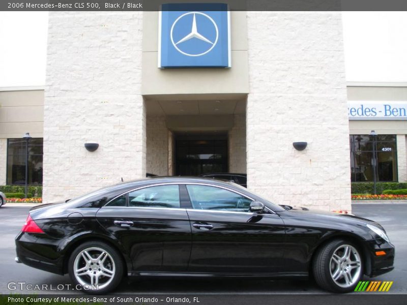 Black / Black 2006 Mercedes-Benz CLS 500