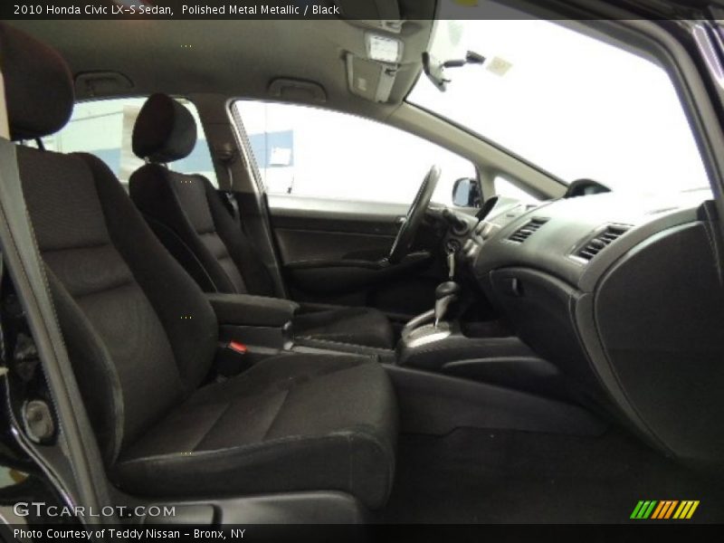 Polished Metal Metallic / Black 2010 Honda Civic LX-S Sedan
